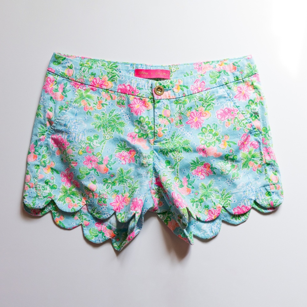 Lilly Pulitzer Disney Buttercup Shorts Size 4